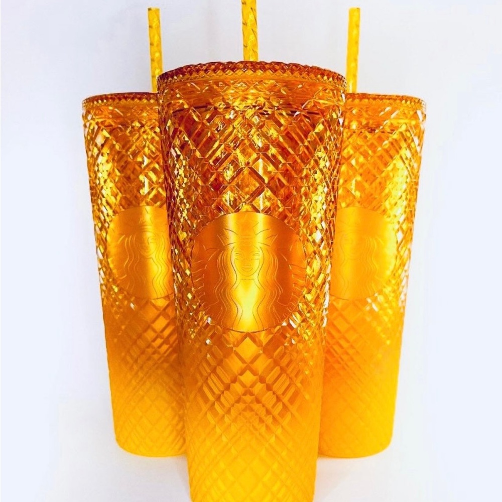 Starbucks 2022 Ombre Orange Mango Cold cup venti 24oz